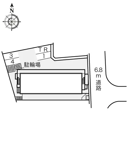 ★手数料０円★枚方市牧野北町　月極駐車場（LP）